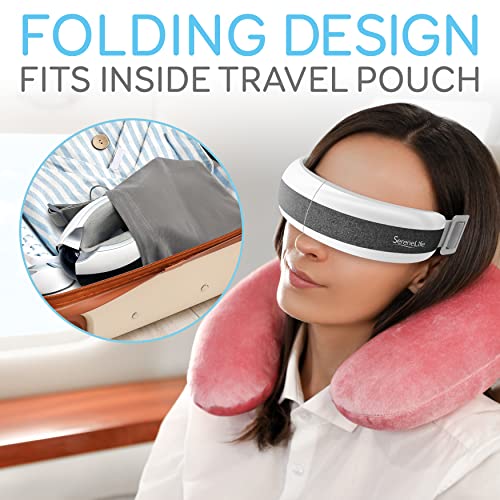 Eye Massager with Heat and Compression - Smart Eye Massager for Migraines and Stress