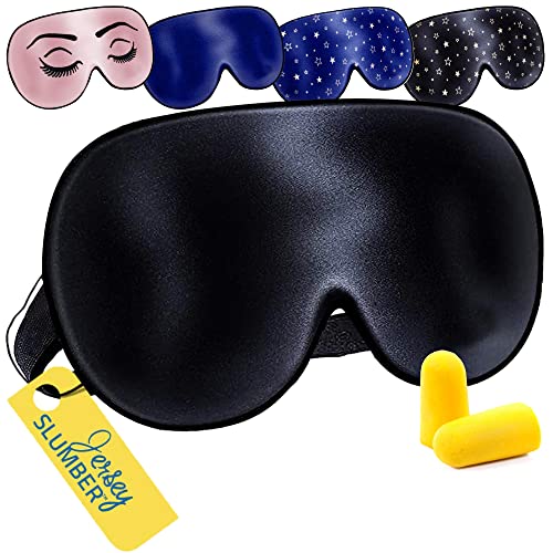 Silk Sleep Eye Mask for Men Women, Comfortable Super Soft Eye Mask