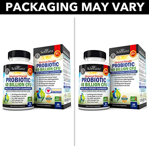 Probiotic 40 Billion CFU - Probiotics for Women & Men