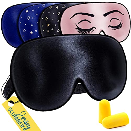 Silk Sleep Eye Mask for Men Women, Comfortable Super Soft Eye Mask