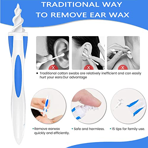MRXMXV Earwax Remover-Spiral Ear Wax Removal Tool