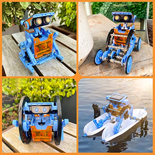 Sillbird STEM Projects 12 in 1 Solar Robot Toys for Kids