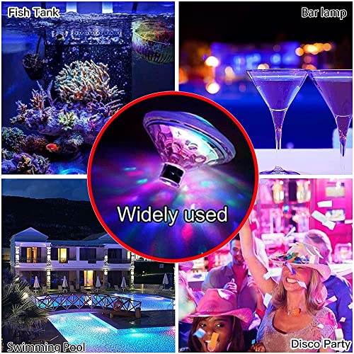 Underwater Bath Light,Floating Lamp LED Disco Aqua Glow Multi Colour