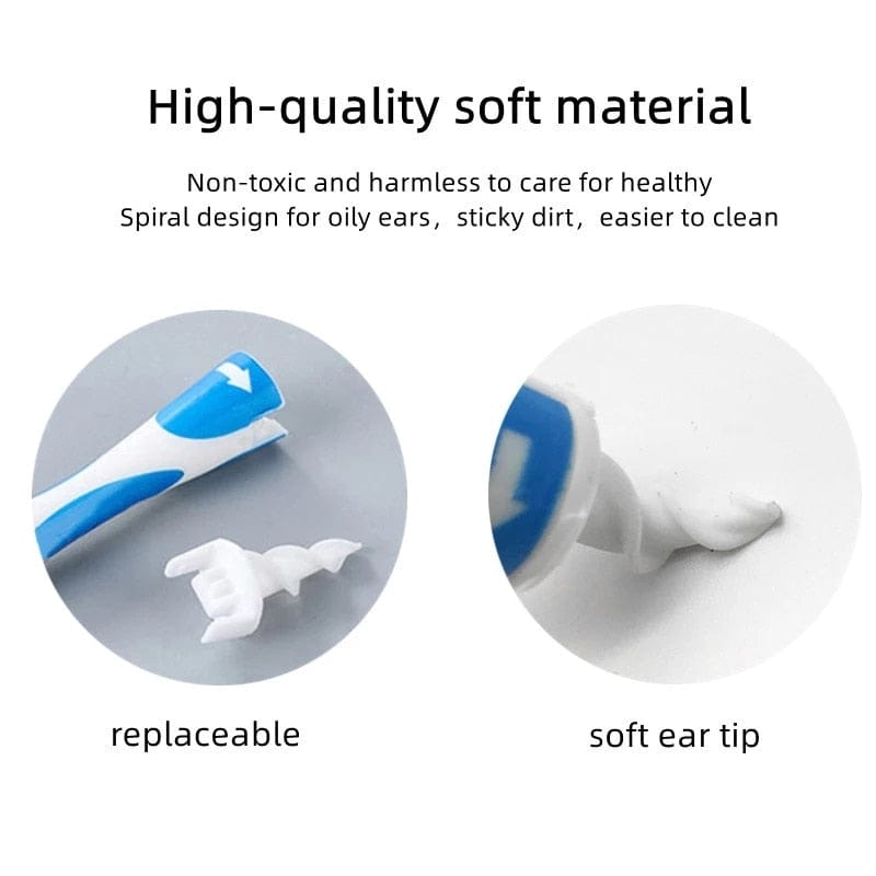 Spiral Silicon Ear cleaning Care Tools
